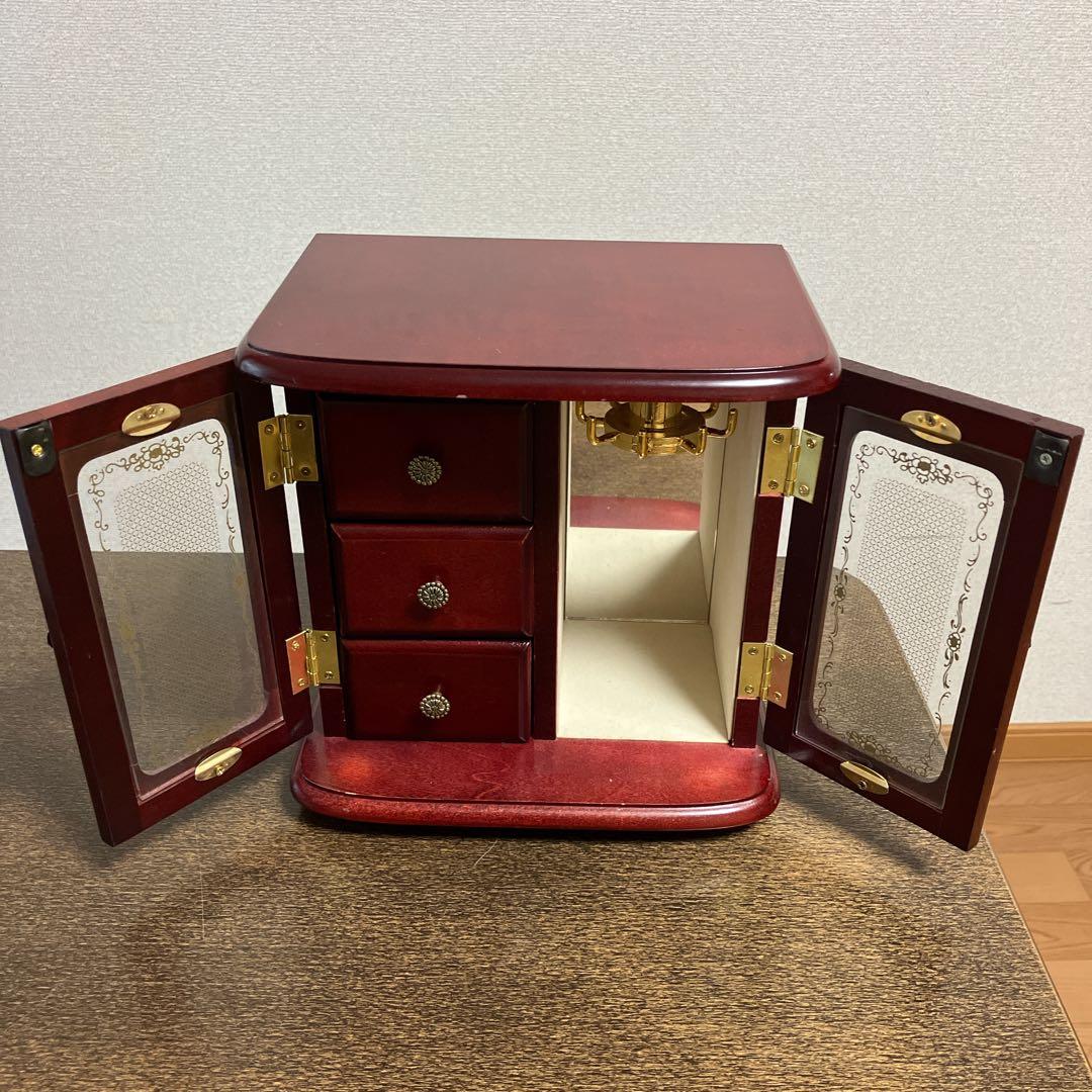 希少 昭和レトロ 木製オルゴール付きジュエリーボックス - メルカリ
