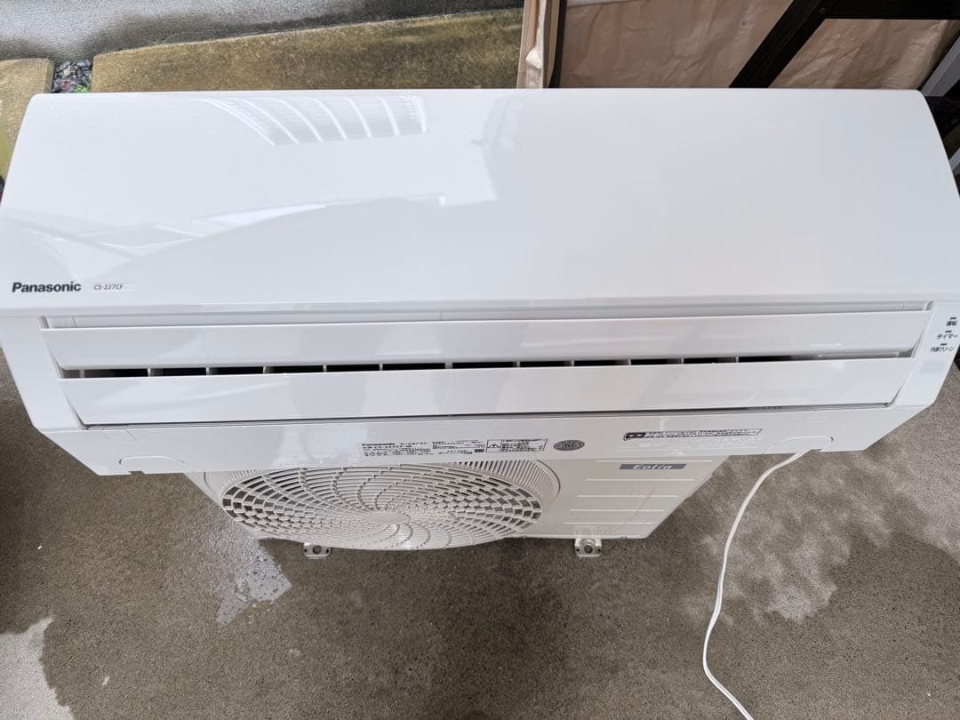 パナソニックCS−227ＣＦ-W完全分解高圧洗浄、消毒済みのおすすめ一品です。 業者さんだったら最低限の簡易分解！第228話 洗浄屋のやり方 #エアコン