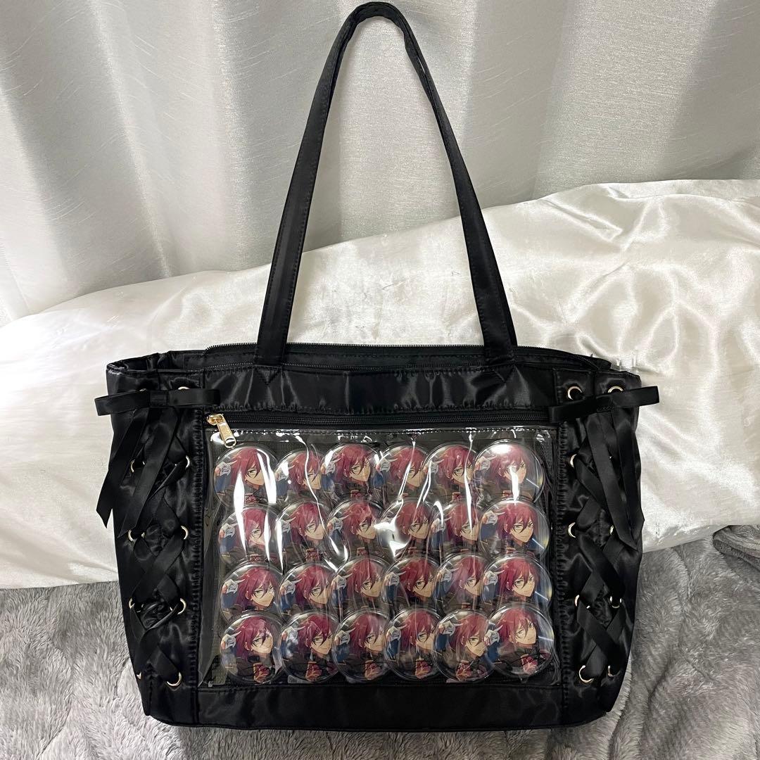 あんスタ 七種茨 A3 ポートレート缶バッジ 26個 WEGO 黒 A4 痛バ