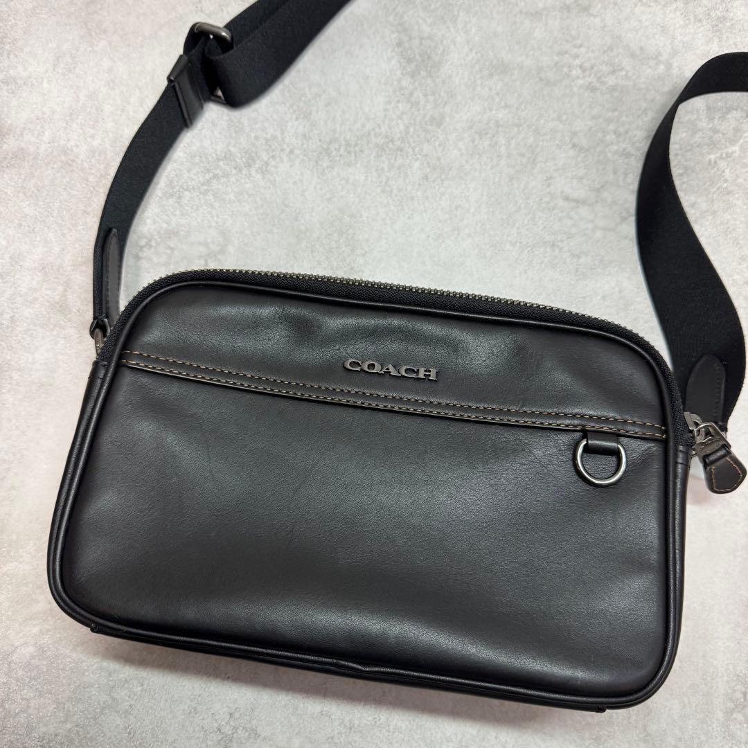 美品 コーチ ショルダーバッグ C4148 クロスボディ ボディバッグ 斜め掛け COACH（コーチ） ショルダーバッグ レザー グラハム クロスボディ