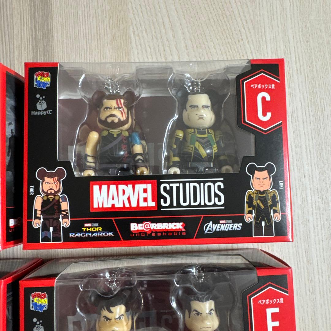 値下中MARVEL STUDIOS BE@RBRICK ハッピーくじA-Gセット - メルカリ