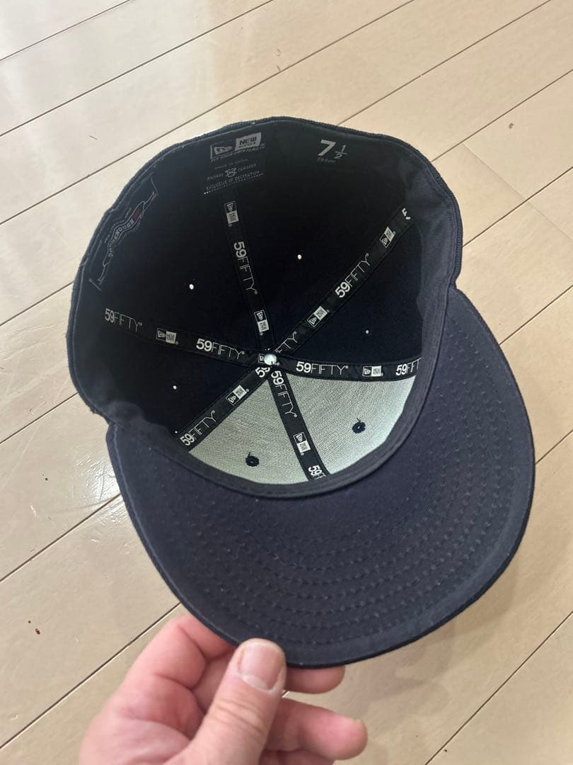 GOODENOUGH New Era GEロゴキャップ 7 1/2 美品 - メルカリ