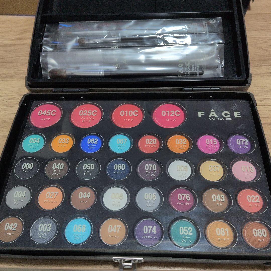 FACE フェイスジカラーズ36 ブラシ付き SIXPLUS X MATT ROSE メイクブラシ11本セット・enjoy シリーズ