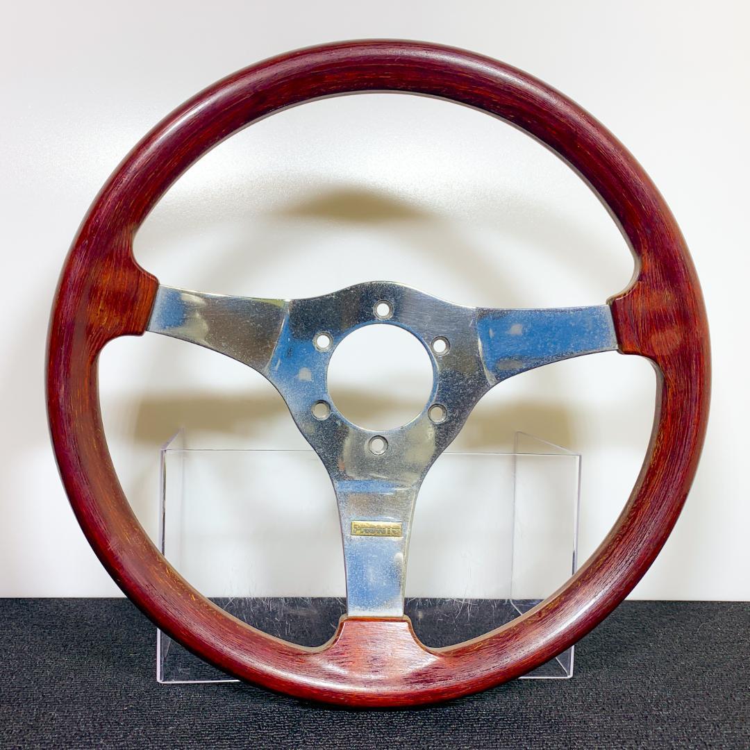 TND プロント PRONTO ワインレッド ウッドステアリング 当時物 希少 TND プロント PRONTO ワインレッド ウッドステアリング 当時物 希少