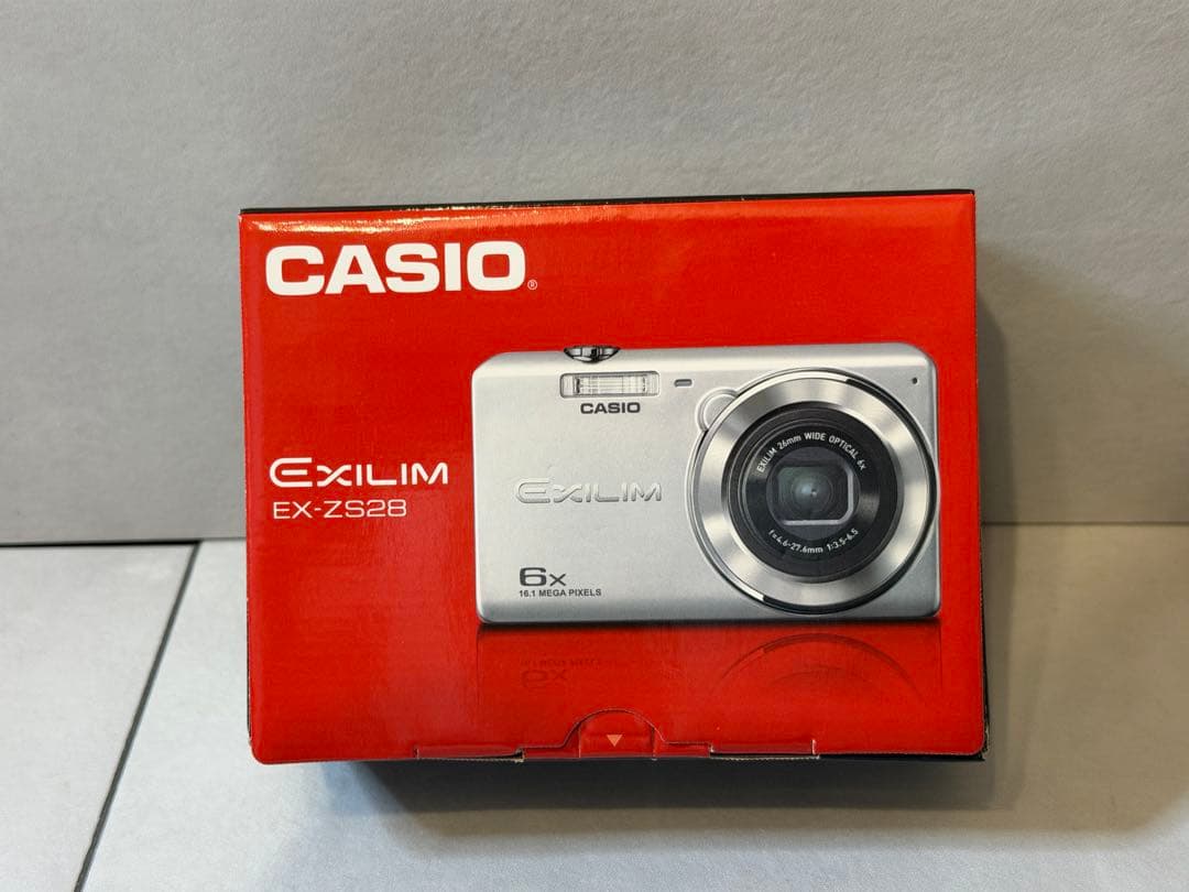未使用級】CASIO カシオ EXILIM EX-ZS28 付属品完備 - メルカリ