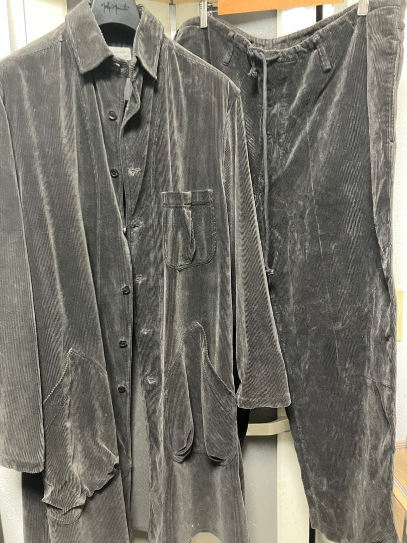 ヨウジヤマモト17AW コーデュロイセットアップ STAFF STYLING｜THE SHOP YOHJI YAMAMOTO