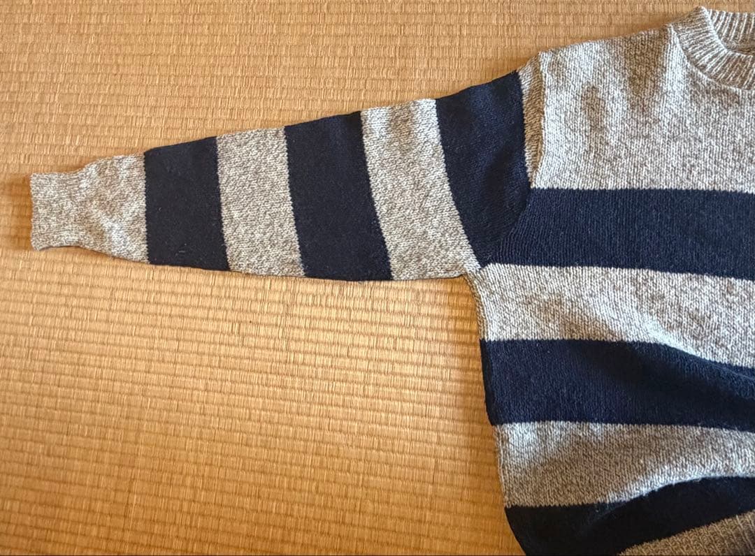 1980s USA製　L.L.BEAN 　ボーダー　ニットセーター　サイズXL