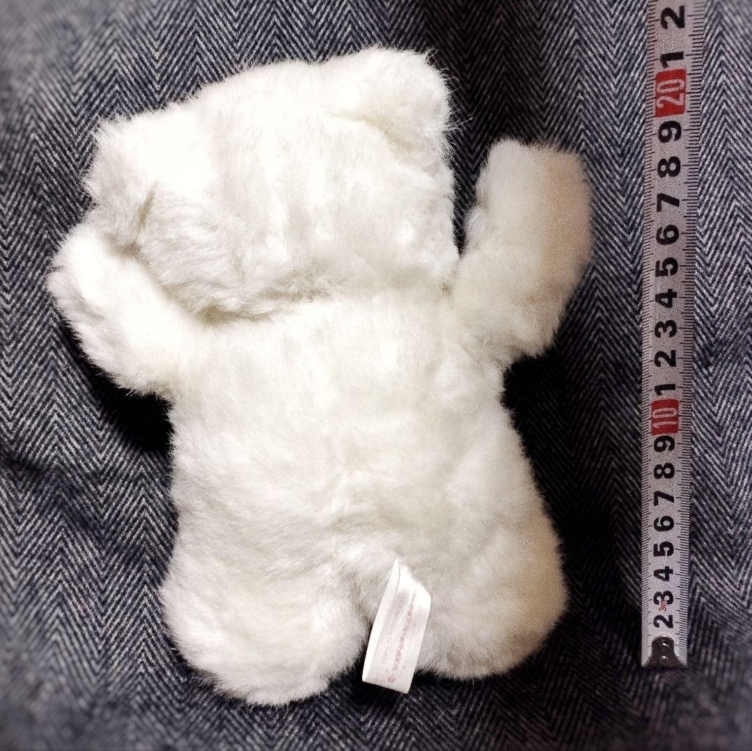 SANTA BEAR シロクマ 白熊 ぬいぐるみ ヴィンテージ レトロ 非売品