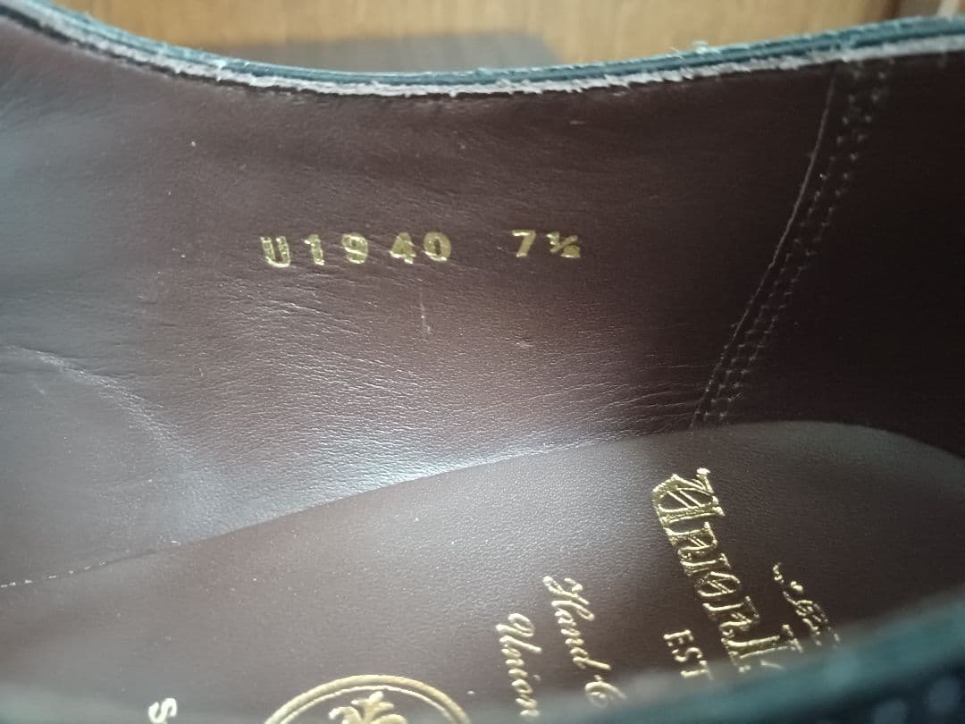 未使用 UNIONlMPERIAL プレステージ U1940 黒 7.5EE