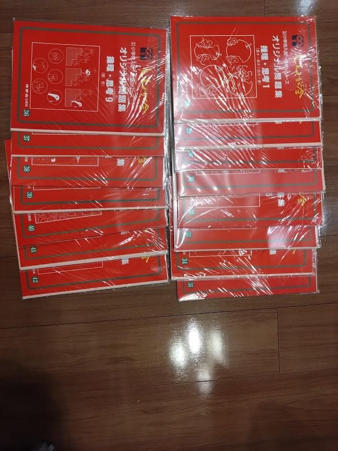 伸芽会オリジナル問題集63冊　旧版　しんが会　赤本　裁断済　書き込み・汚れなし