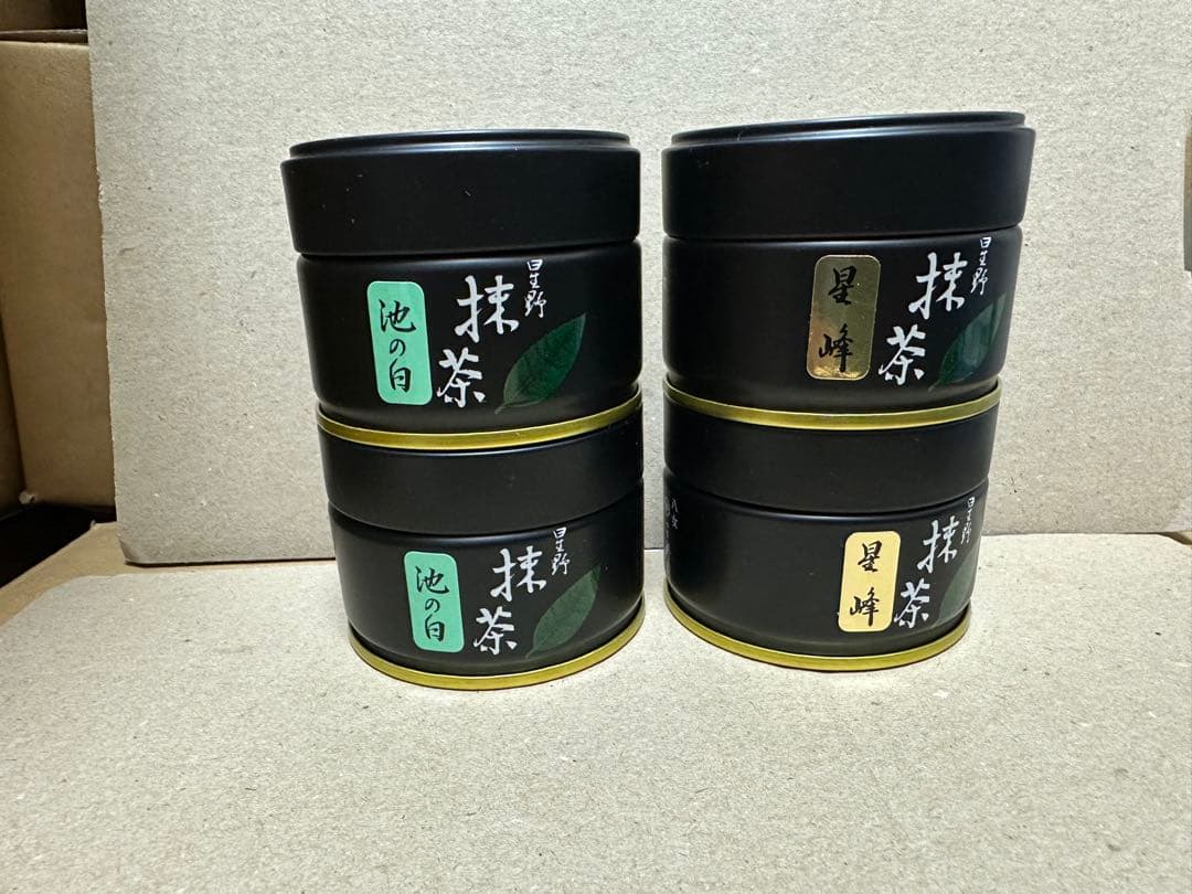 抹茶　星野製茶園池の白20g 星峰 20g HOSHINO matcha 抹茶 茶道用 「池の白」星野製茶園 20g缶 | 星野園茶銘 - CHATOWA 茶と