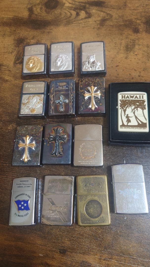 C*o様 ZIPPO　14個セット デザイン多様 ZIPPO（ジッポー） ライター スピリチュアル クロスデザイン 十字架