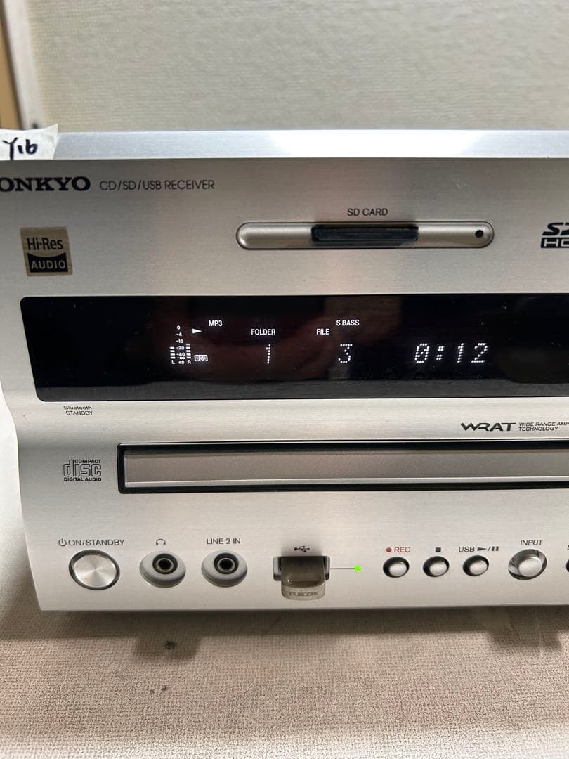 16YY整備ONKYO NFR-7FX ハイレゾ CD/SD/USBレシーバー - メルカリ