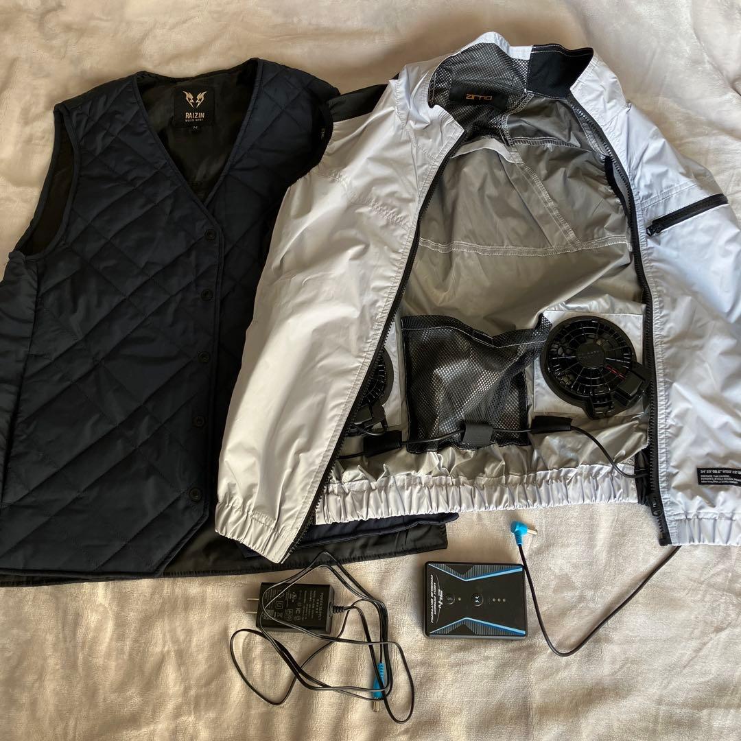 ファン付きクールベスト＆空調服 WEIMALL（ウェイモール） 空調作業服 ファン付きベスト 冷却ベスト