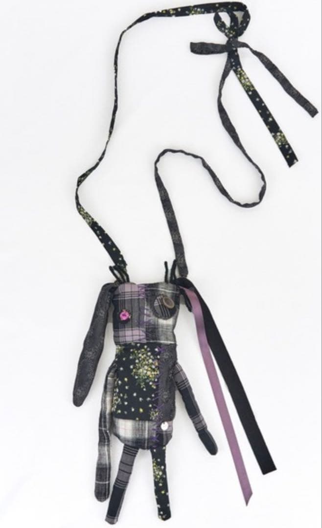 未使用 rurumu: うさぎポシェット ショルダーバッグ ポシェット ぬいぐるみ うさぎ レディース バック