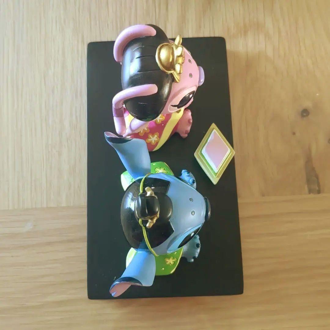 希少 リロアンドスティッチ&エンジェル フィギュア 雛人形 ひな祭り