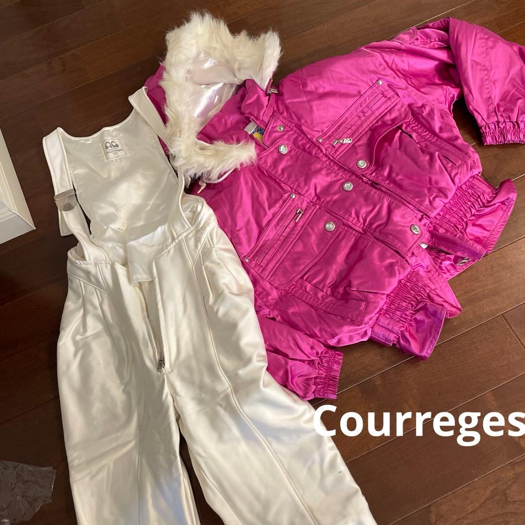 お値下げ！Courreges スキーウェア上下セットレトロ希少ヴィンテージ日本製 Courreges スキーウェア 上下セット レトロ 希少 ヴィンテージ 日本製