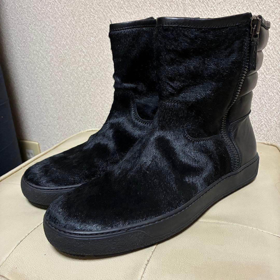 MONCLER ハラコレザーブーツ サイドジップ 楽天市場】モンクレール ブーツ メンズ レースアップブーツ レザー