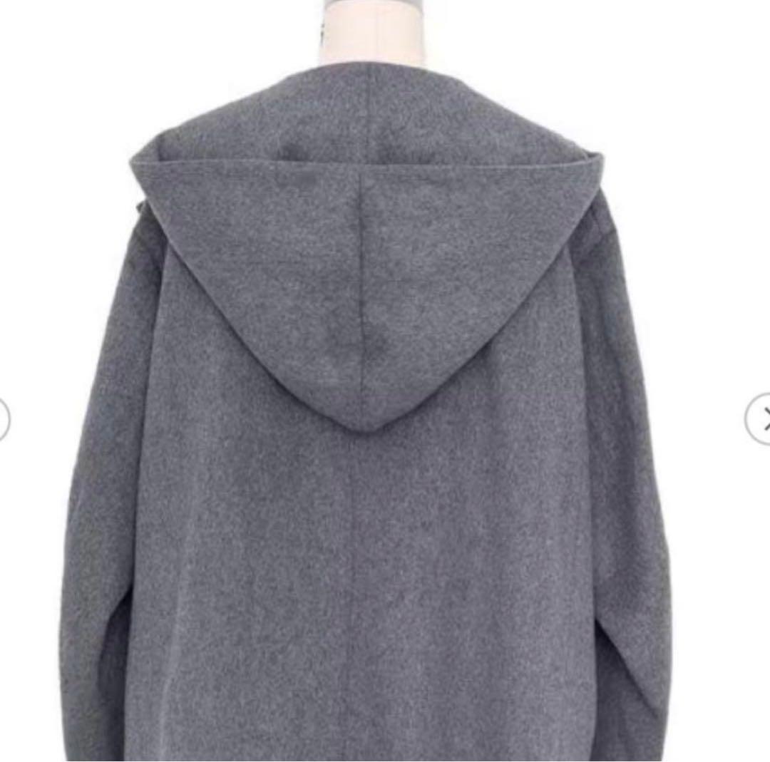 こ*ま様 ドゥロワー Drawer フード ウールショートコート 36