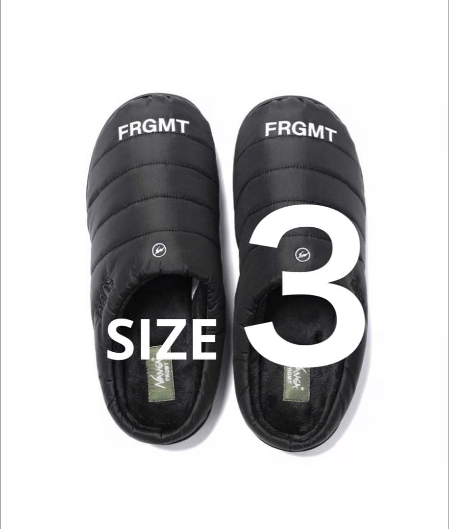 NANGA×FRAGMENT×SUBU ウィンターサンダル ブラック サイズ3 - メルカリ