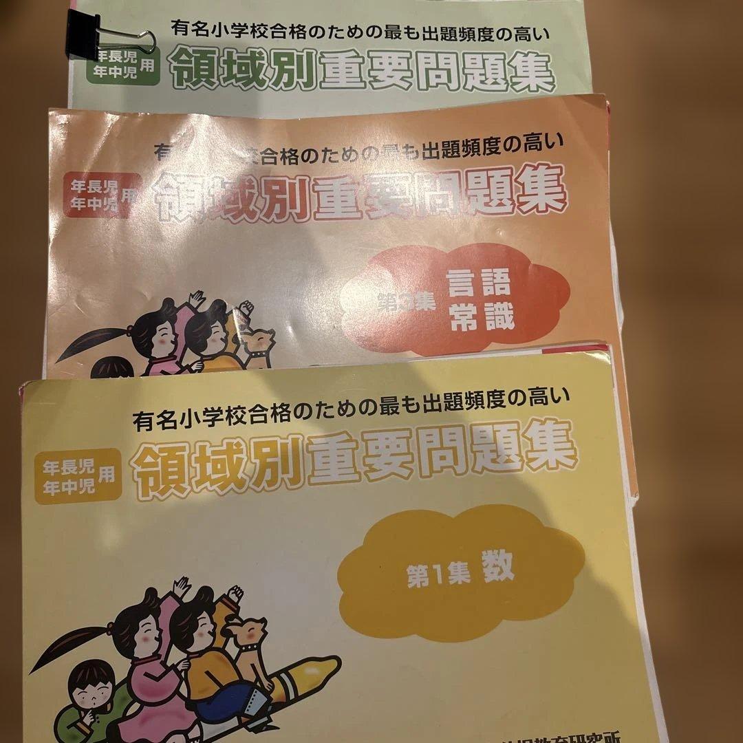 領域別重要問題集 セット 年中年長用 ジャック - メルカリ