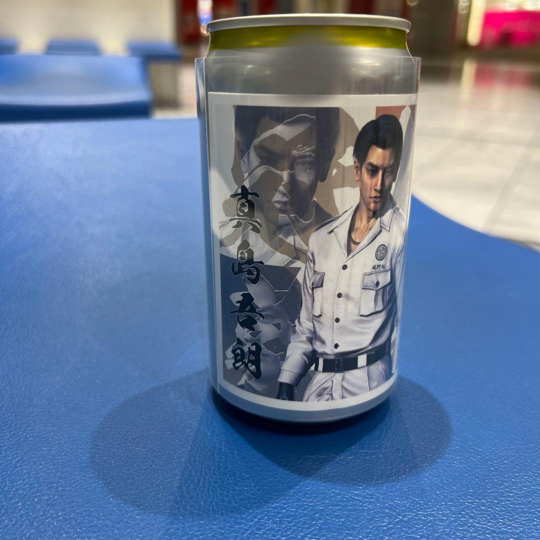 龍が如く 真島吾朗 ステッカー 龍が如く ラベル缶 真島吾郎 サントリー