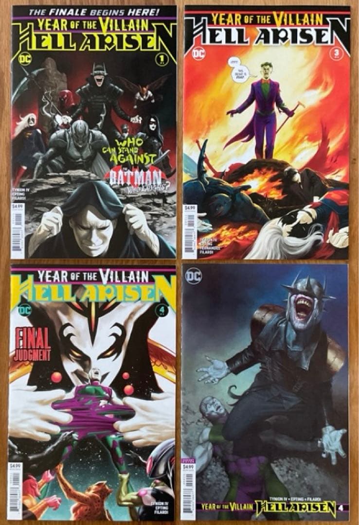 再値下げ❗️Hell Arisen パンチライン初登場 アメコミリーフ 4冊