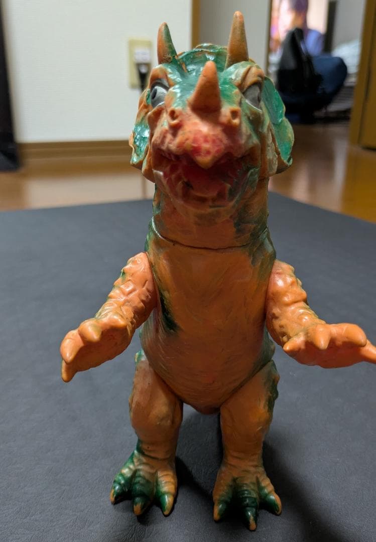 三浦トーイ トリケラン パチ怪獣 ソフビ 昭和レトロ - メルカリ
