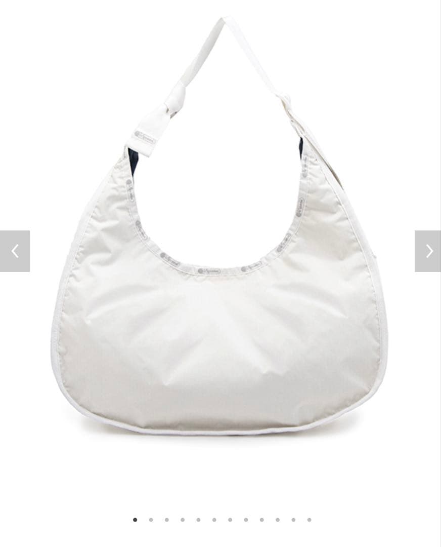 美品 レスポートサック ショルダーバッグ(LARGE SPORTSACメレンゲ