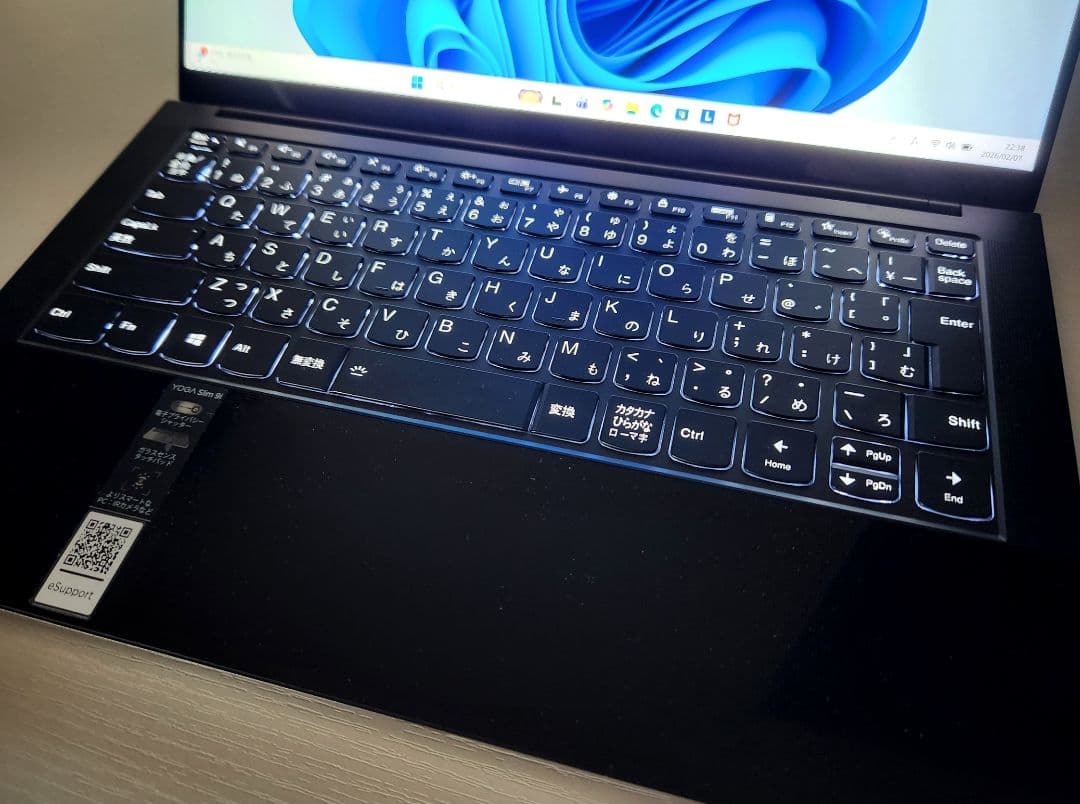 Yoga Slim 9 11世代Corei7 16GB 1TB 4K タッチ液晶 - メルカリ