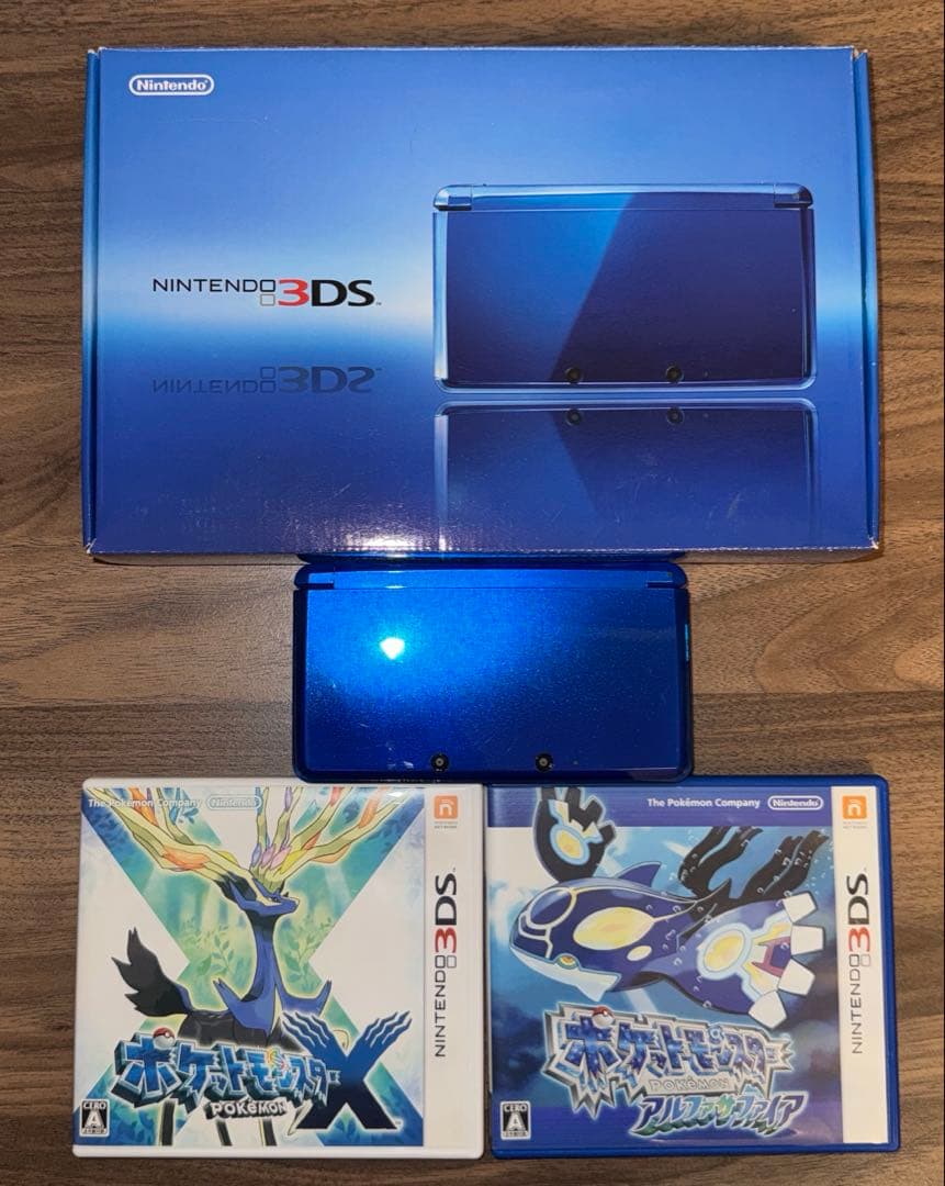 ニンテンドー3DS COBALT BLUE ポケモンX アルファサファイア - メルカリ
