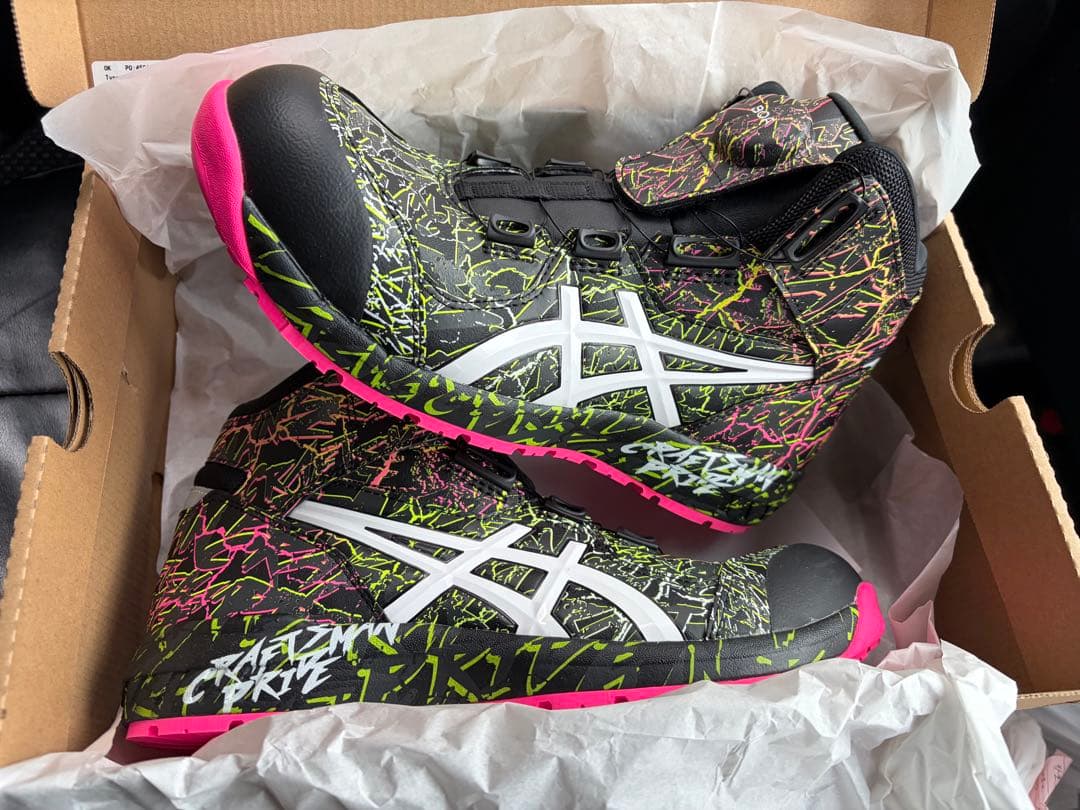 アシックス安全靴 限定 ウィンジョブCP304 BOA MAGMA 26.5cm