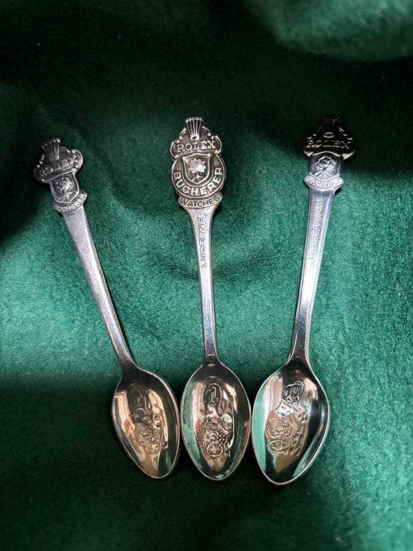 ロレックス促販 スプーン ブフェラー社 旧ロゴ 薔薇 ルツェルン 嘆きの