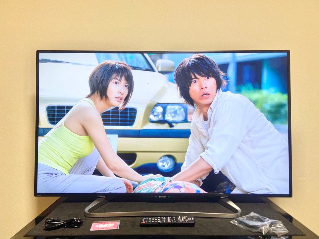今だけ優待価格】SHARP AQUOS 50V型フルHD・Wチューナー裏録 - テレビ