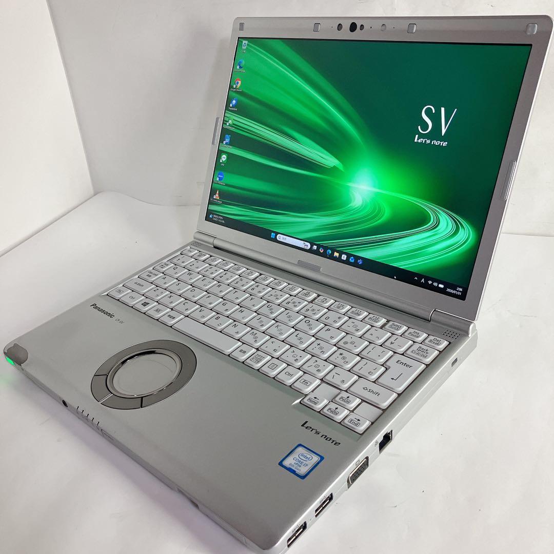 Let's note SV8 /8世代 i7 /16GB 512GB DVD Let's note SV 超美品 中古レッツノート Panasonic CF-SV8 第8世代Core