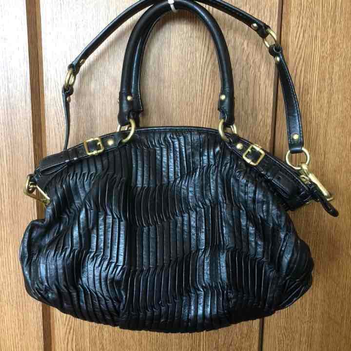 COACH コーチ マディソン ギャザードレザー 2WAYバッグ - メルカリ