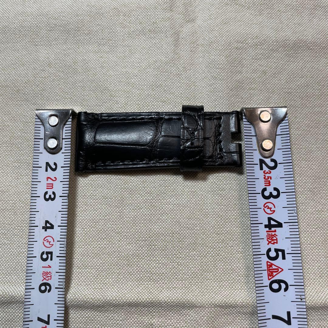 PANERAI ブラック 純正 アリゲーター ベルト パネライ XS 未使用