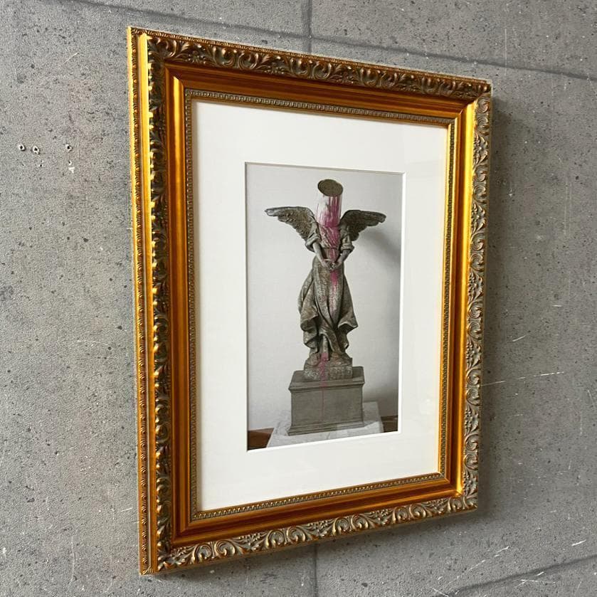 【限定額装】Banksy Angel with Paint プリント/バンクシー 限定額装】Banksy Angel with Paint プリント/バンクシー 限定額装