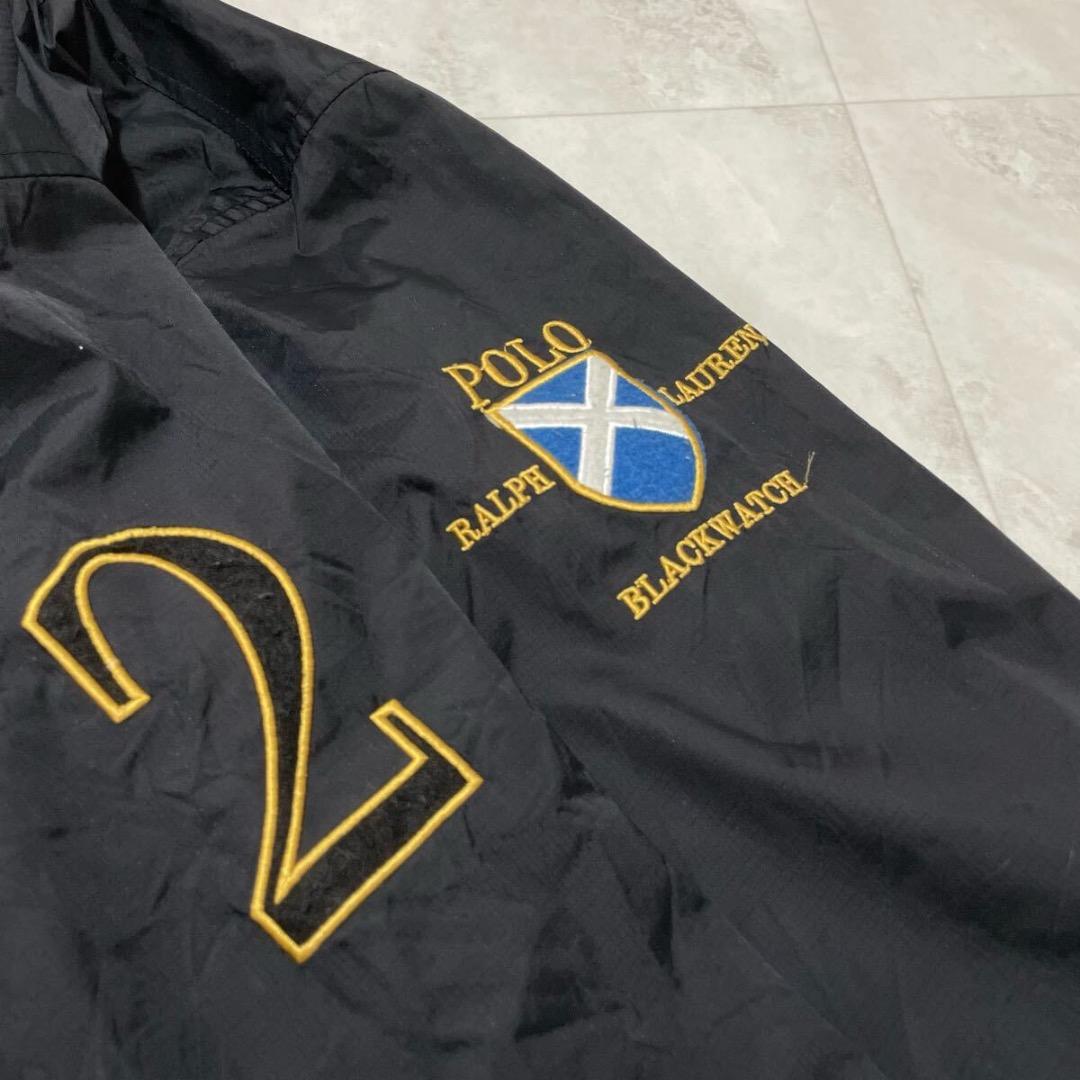 ポロ ラルフローレン リバーシブル ナイロンジャケット Black watch