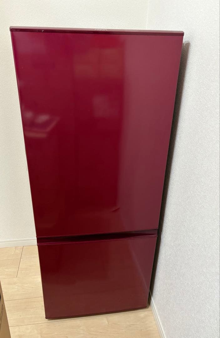 AQUA 冷蔵庫184リットル 2018年製 レッド　AQR-18G ※右開き AQR-BK18G-R 冷蔵庫 レッド [184L /2ドア /右開きタイプ] AQUA｜アクア