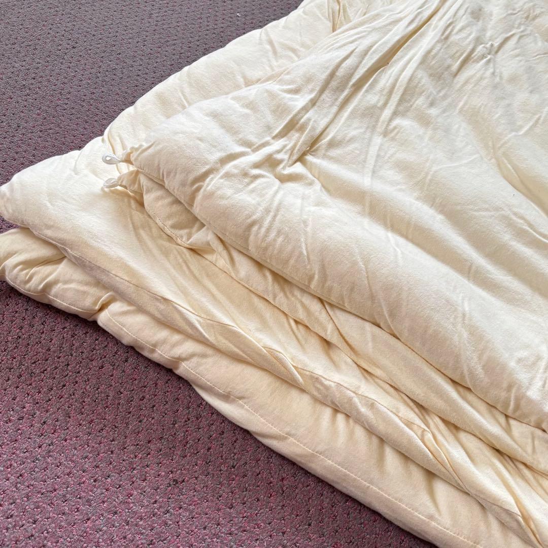 【シルク真綿布団】掛け布団 シングル 1.5kg 天然素材 河村ふとん店購入