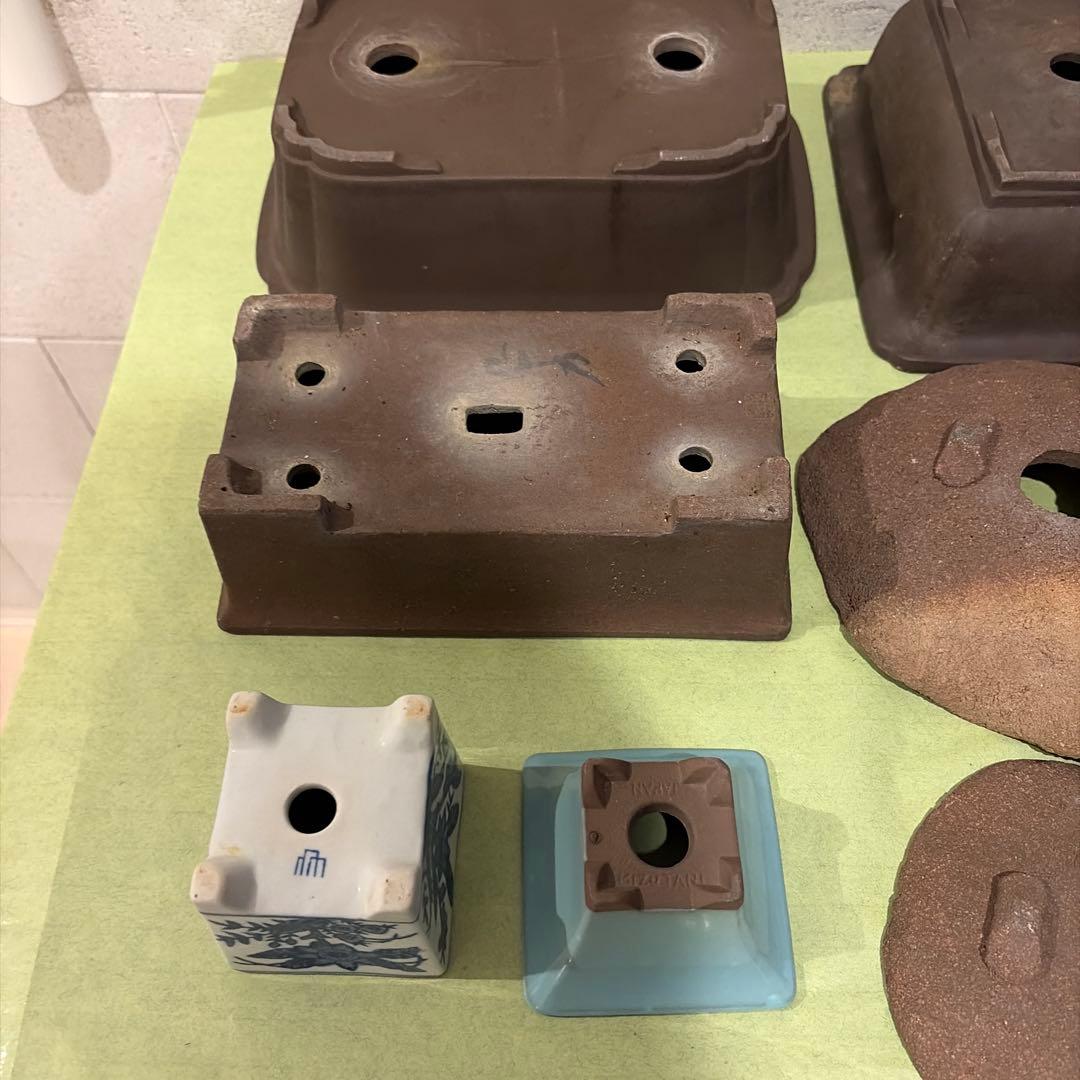 山草鉢 盆栽鉢 植木鉢 12点セット 清水焼あり④