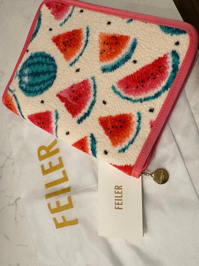 フェイラー FEILER マルチケース 母子手帳ケース スイカドット - メルカリ