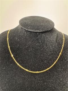 《美品/日本製18金》K18ゴールドチェーンネックレス2.2g