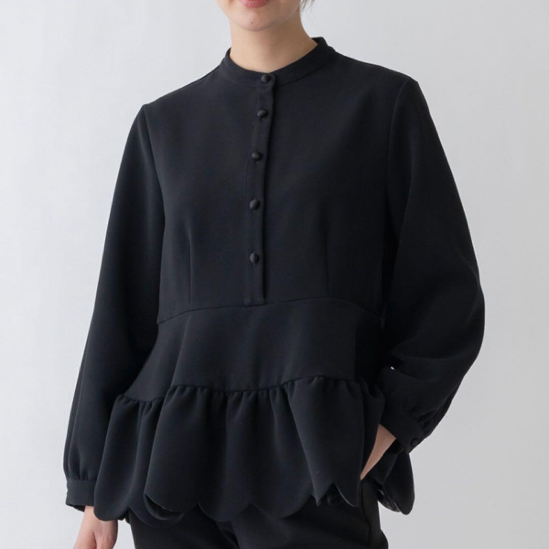 SONO ソーノ スカラップヘム フェミニティブラウス - メルカリ