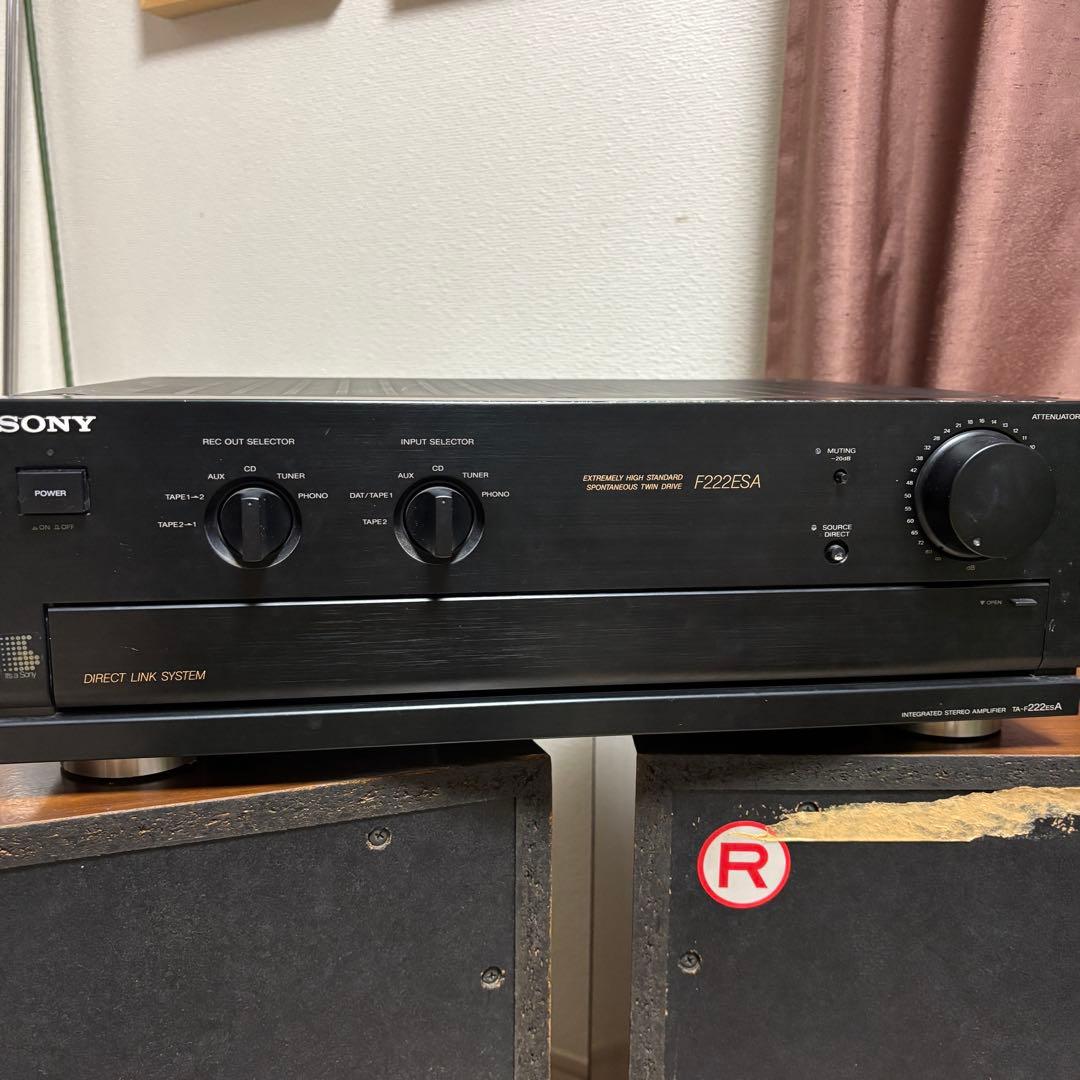 SONY F222ESA プリメインアンプ - メルカリ