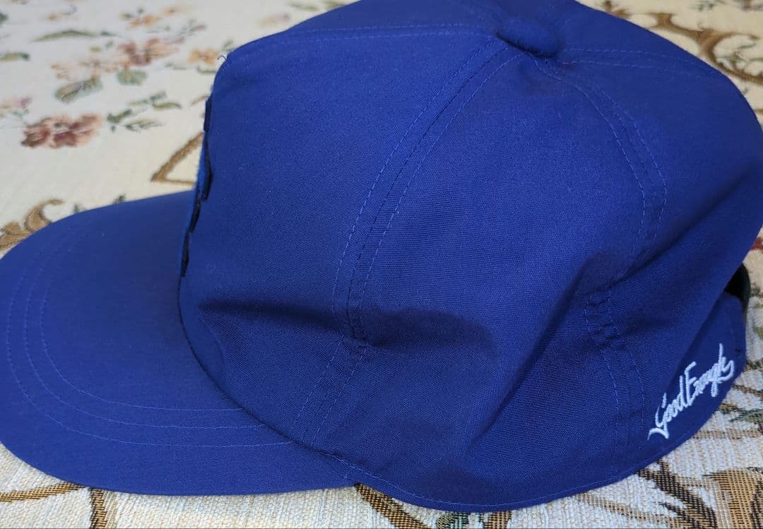 ボ*ン様 Good Enough BBキャップ 同色フェルトロゴ 青 - メルカリ