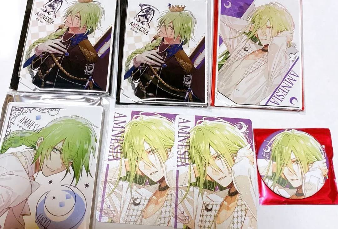 AMNESIA ウキョウ アクリルスタンド マット缶バッジ パルカ - メルカリ