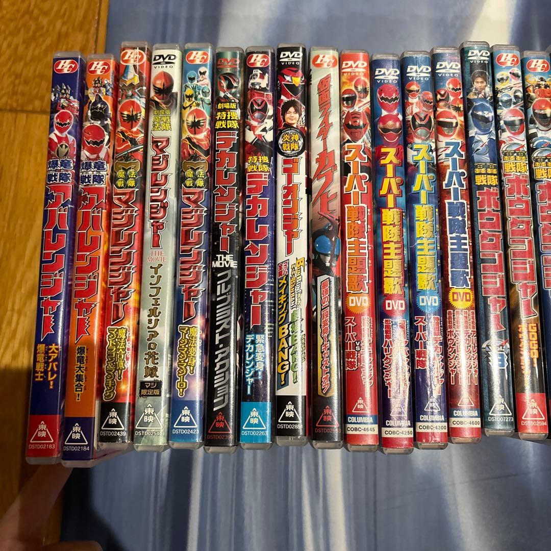 スーパー戦隊シリーズ DVD セット 28本 - メルカリ