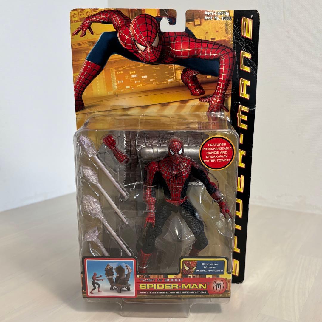 MARVEL スパイダーマン2 アクション フィギュア 2004年 Amazon | Spider-Man 2: Super Poseable Spider-Man Action Figure